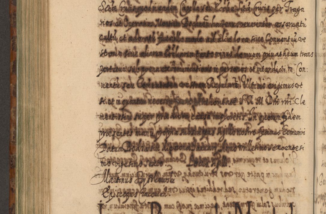 Zdjęcie nr 939 dla obiektu archiwalnego: Acta actorum, causarum spiritualium, civilium, criminalium, obligationum, quietationum, inscpritionum, cessionum, decimarum, testamentorum R. D. Martini Szyszkowski, episcopi Cracoviensis, ducis Severiensis in annis 1624 - 1626. Tomus tertius.