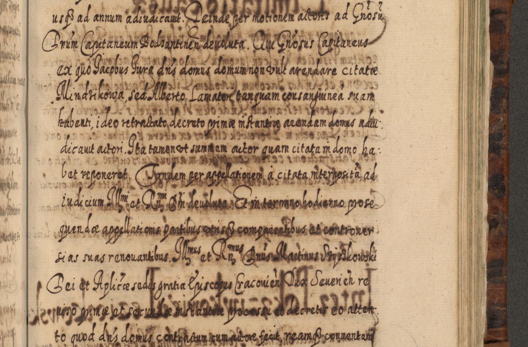 Zdjęcie nr 940 dla obiektu archiwalnego: Acta actorum, causarum spiritualium, civilium, criminalium, obligationum, quietationum, inscpritionum, cessionum, decimarum, testamentorum R. D. Martini Szyszkowski, episcopi Cracoviensis, ducis Severiensis in annis 1624 - 1626. Tomus tertius.