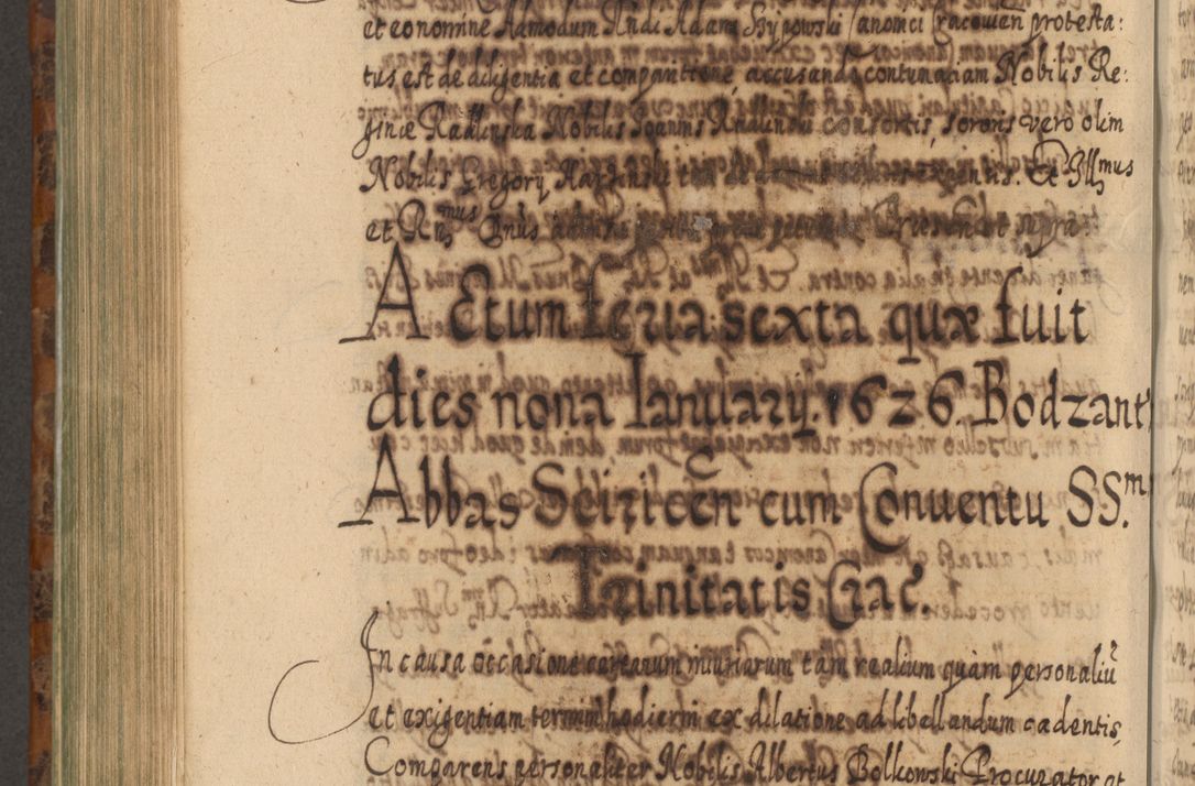 Zdjęcie nr 933 dla obiektu archiwalnego: Acta actorum, causarum spiritualium, civilium, criminalium, obligationum, quietationum, inscpritionum, cessionum, decimarum, testamentorum R. D. Martini Szyszkowski, episcopi Cracoviensis, ducis Severiensis in annis 1624 - 1626. Tomus tertius.