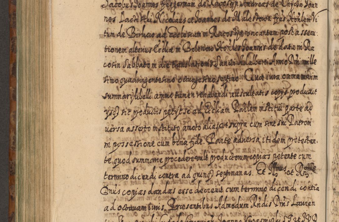Zdjęcie nr 929 dla obiektu archiwalnego: Acta actorum, causarum spiritualium, civilium, criminalium, obligationum, quietationum, inscpritionum, cessionum, decimarum, testamentorum R. D. Martini Szyszkowski, episcopi Cracoviensis, ducis Severiensis in annis 1624 - 1626. Tomus tertius.
