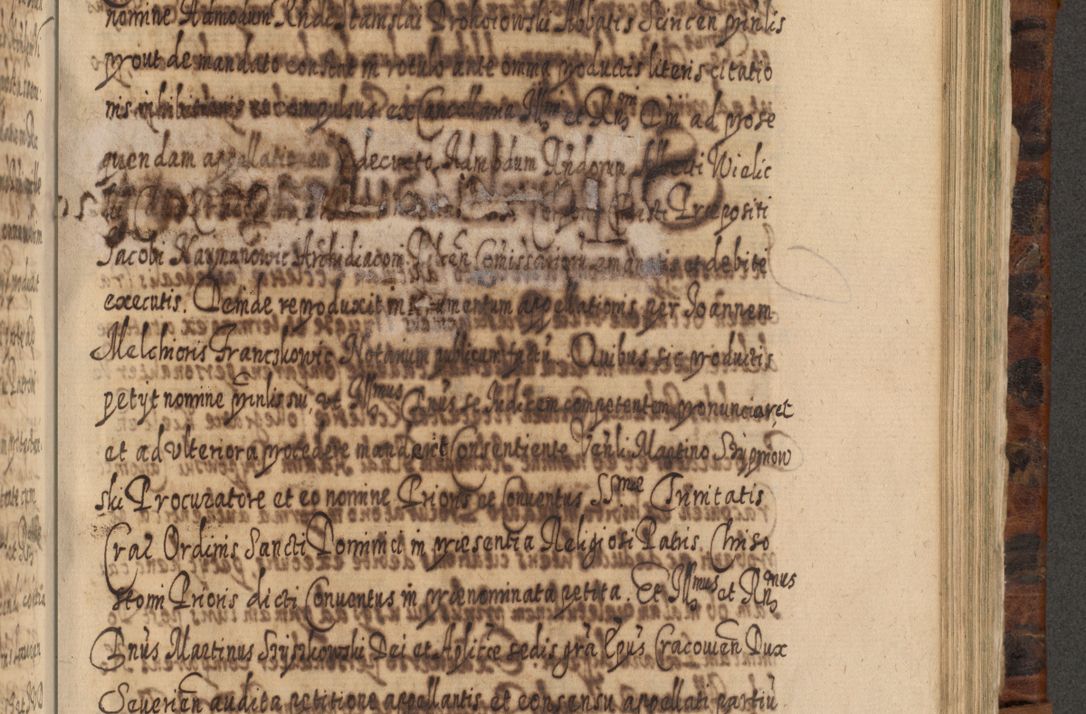 Zdjęcie nr 930 dla obiektu archiwalnego: Acta actorum, causarum spiritualium, civilium, criminalium, obligationum, quietationum, inscpritionum, cessionum, decimarum, testamentorum R. D. Martini Szyszkowski, episcopi Cracoviensis, ducis Severiensis in annis 1624 - 1626. Tomus tertius.