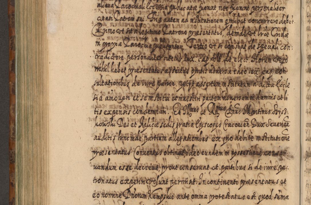 Zdjęcie nr 927 dla obiektu archiwalnego: Acta actorum, causarum spiritualium, civilium, criminalium, obligationum, quietationum, inscpritionum, cessionum, decimarum, testamentorum R. D. Martini Szyszkowski, episcopi Cracoviensis, ducis Severiensis in annis 1624 - 1626. Tomus tertius.