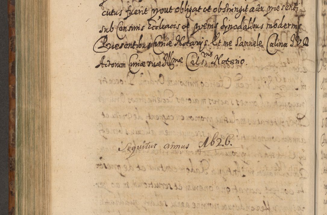 Zdjęcie nr 917 dla obiektu archiwalnego: Acta actorum, causarum spiritualium, civilium, criminalium, obligationum, quietationum, inscpritionum, cessionum, decimarum, testamentorum R. D. Martini Szyszkowski, episcopi Cracoviensis, ducis Severiensis in annis 1624 - 1626. Tomus tertius.