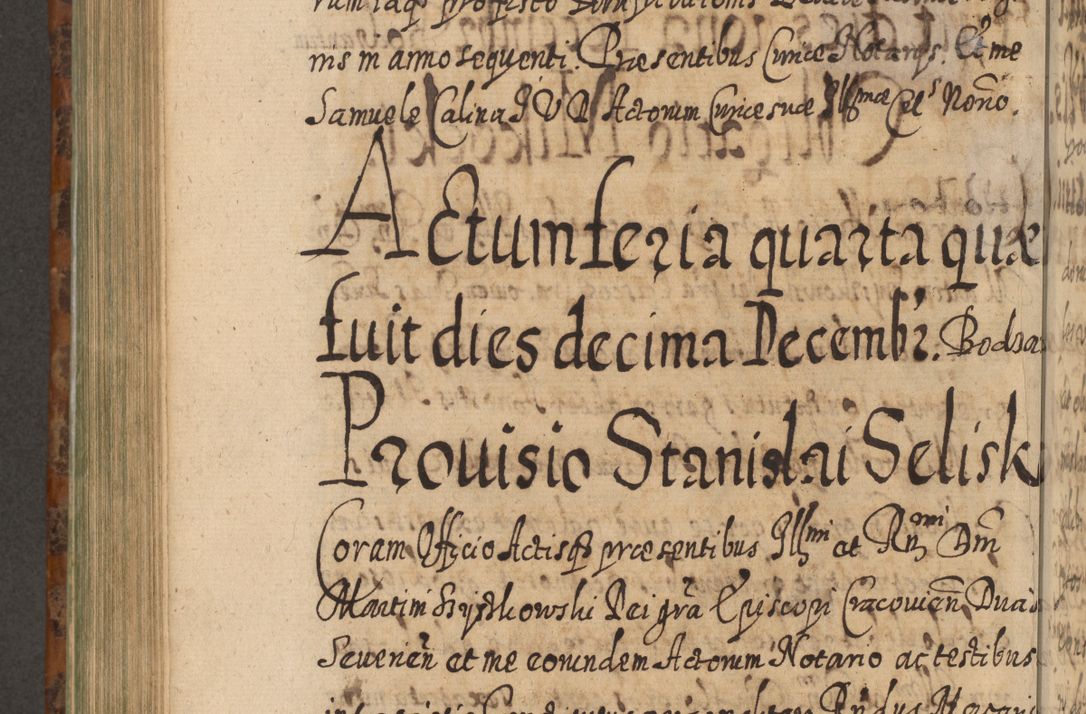 Zdjęcie nr 907 dla obiektu archiwalnego: Acta actorum, causarum spiritualium, civilium, criminalium, obligationum, quietationum, inscpritionum, cessionum, decimarum, testamentorum R. D. Martini Szyszkowski, episcopi Cracoviensis, ducis Severiensis in annis 1624 - 1626. Tomus tertius.