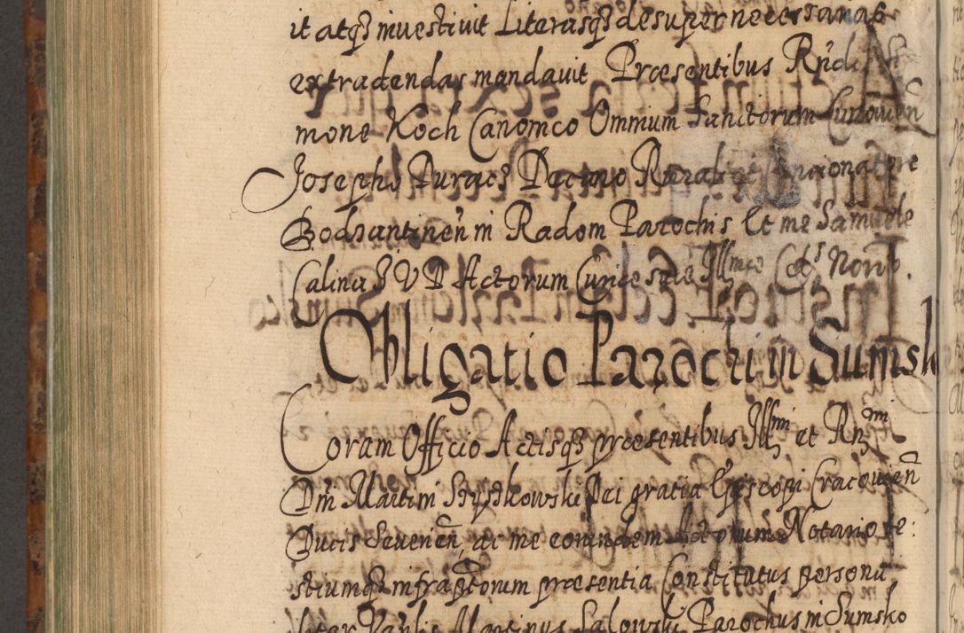 Zdjęcie nr 903 dla obiektu archiwalnego: Acta actorum, causarum spiritualium, civilium, criminalium, obligationum, quietationum, inscpritionum, cessionum, decimarum, testamentorum R. D. Martini Szyszkowski, episcopi Cracoviensis, ducis Severiensis in annis 1624 - 1626. Tomus tertius.