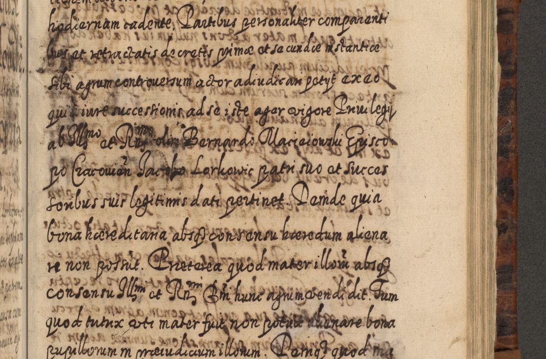 Zdjęcie nr 900 dla obiektu archiwalnego: Acta actorum, causarum spiritualium, civilium, criminalium, obligationum, quietationum, inscpritionum, cessionum, decimarum, testamentorum R. D. Martini Szyszkowski, episcopi Cracoviensis, ducis Severiensis in annis 1624 - 1626. Tomus tertius.