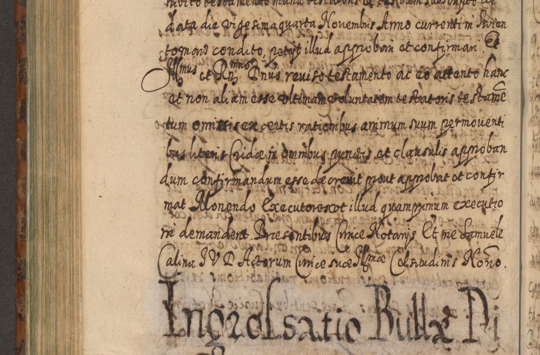 Zdjęcie nr 911 dla obiektu archiwalnego: Acta actorum, causarum spiritualium, civilium, criminalium, obligationum, quietationum, inscpritionum, cessionum, decimarum, testamentorum R. D. Martini Szyszkowski, episcopi Cracoviensis, ducis Severiensis in annis 1624 - 1626. Tomus tertius.