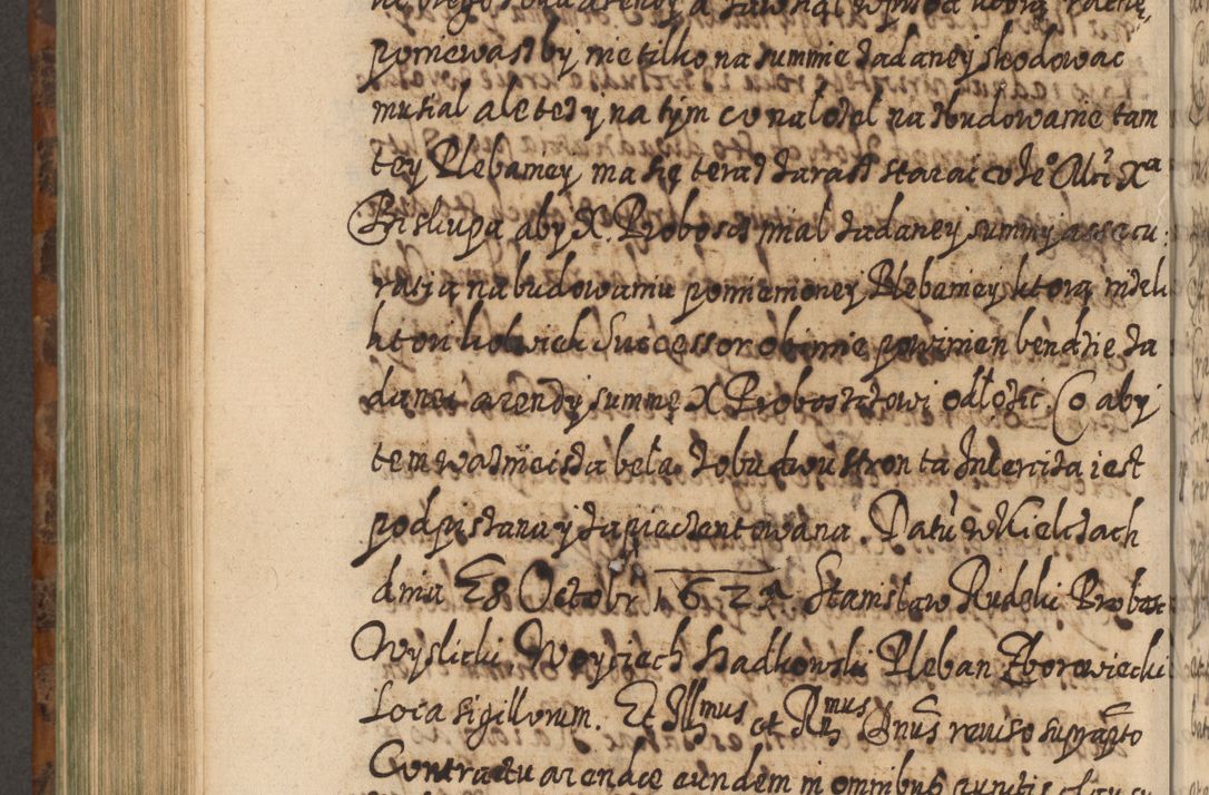 Zdjęcie nr 895 dla obiektu archiwalnego: Acta actorum, causarum spiritualium, civilium, criminalium, obligationum, quietationum, inscpritionum, cessionum, decimarum, testamentorum R. D. Martini Szyszkowski, episcopi Cracoviensis, ducis Severiensis in annis 1624 - 1626. Tomus tertius.
