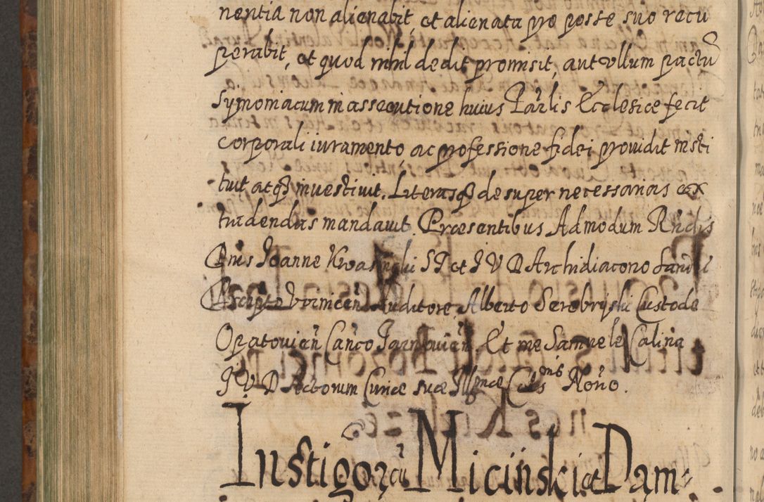 Zdjęcie nr 887 dla obiektu archiwalnego: Acta actorum, causarum spiritualium, civilium, criminalium, obligationum, quietationum, inscpritionum, cessionum, decimarum, testamentorum R. D. Martini Szyszkowski, episcopi Cracoviensis, ducis Severiensis in annis 1624 - 1626. Tomus tertius.