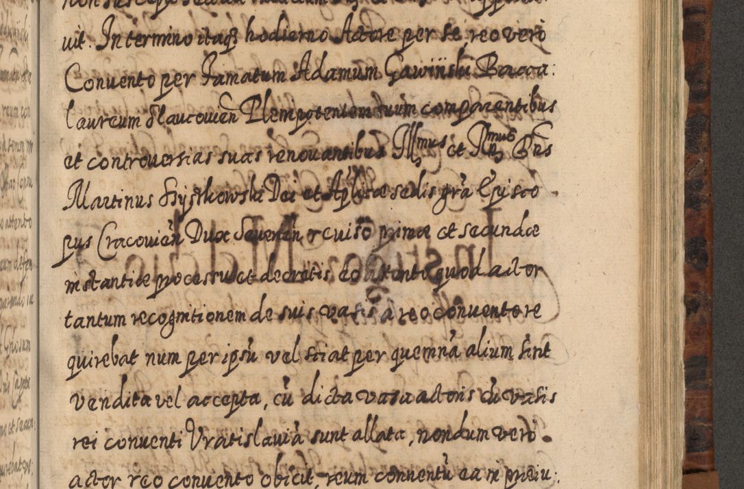 Zdjęcie nr 884 dla obiektu archiwalnego: Acta actorum, causarum spiritualium, civilium, criminalium, obligationum, quietationum, inscpritionum, cessionum, decimarum, testamentorum R. D. Martini Szyszkowski, episcopi Cracoviensis, ducis Severiensis in annis 1624 - 1626. Tomus tertius.