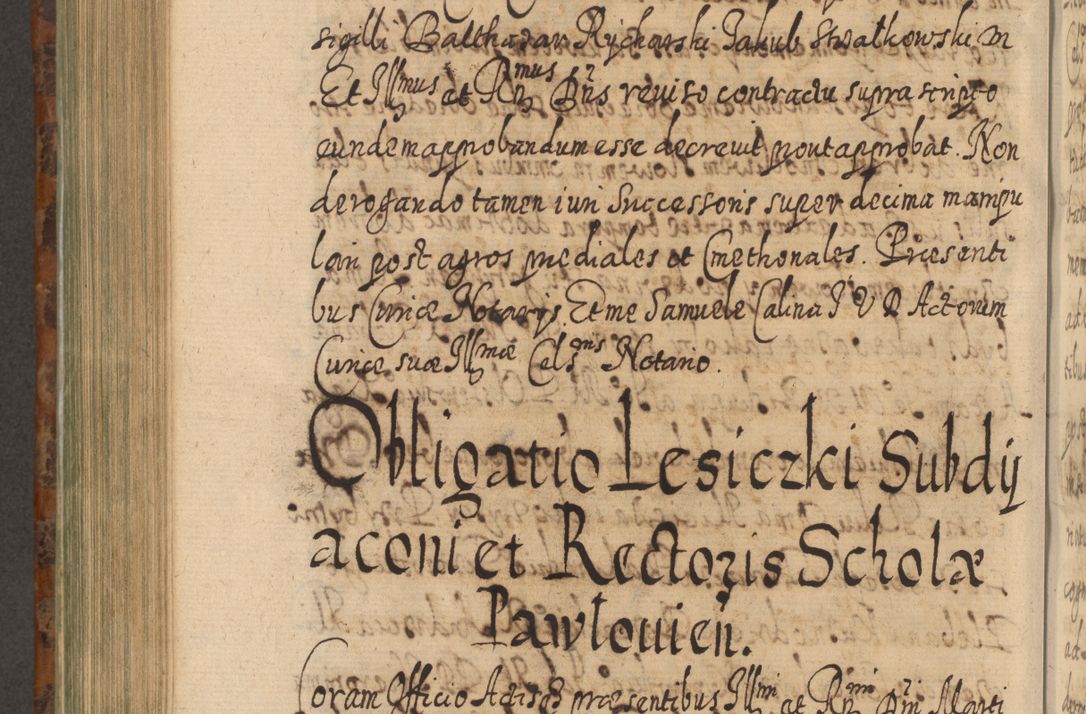 Zdjęcie nr 879 dla obiektu archiwalnego: Acta actorum, causarum spiritualium, civilium, criminalium, obligationum, quietationum, inscpritionum, cessionum, decimarum, testamentorum R. D. Martini Szyszkowski, episcopi Cracoviensis, ducis Severiensis in annis 1624 - 1626. Tomus tertius.