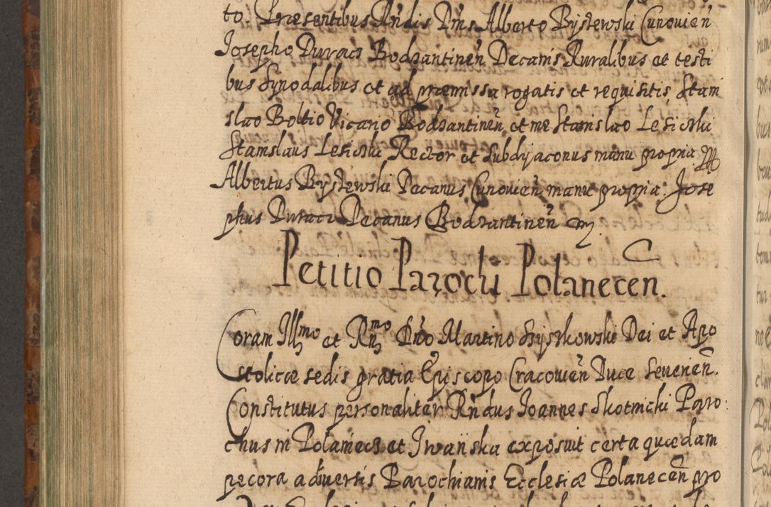 Zdjęcie nr 881 dla obiektu archiwalnego: Acta actorum, causarum spiritualium, civilium, criminalium, obligationum, quietationum, inscpritionum, cessionum, decimarum, testamentorum R. D. Martini Szyszkowski, episcopi Cracoviensis, ducis Severiensis in annis 1624 - 1626. Tomus tertius.