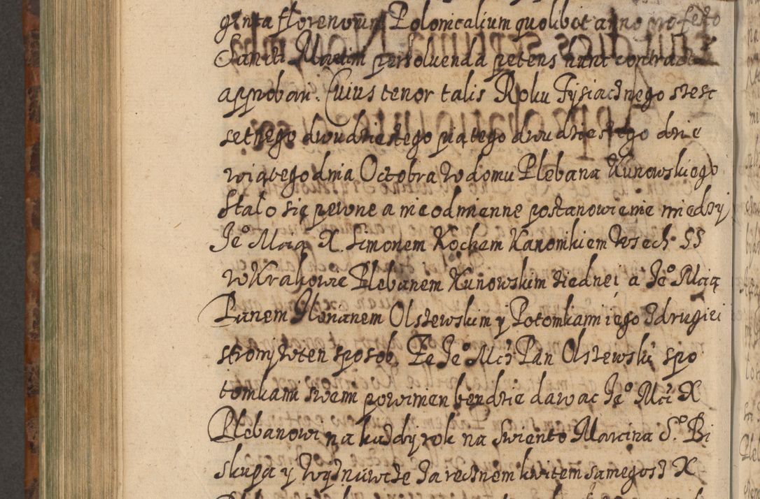 Zdjęcie nr 877 dla obiektu archiwalnego: Acta actorum, causarum spiritualium, civilium, criminalium, obligationum, quietationum, inscpritionum, cessionum, decimarum, testamentorum R. D. Martini Szyszkowski, episcopi Cracoviensis, ducis Severiensis in annis 1624 - 1626. Tomus tertius.