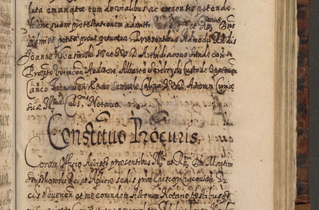 Zdjęcie nr 874 dla obiektu archiwalnego: Acta actorum, causarum spiritualium, civilium, criminalium, obligationum, quietationum, inscpritionum, cessionum, decimarum, testamentorum R. D. Martini Szyszkowski, episcopi Cracoviensis, ducis Severiensis in annis 1624 - 1626. Tomus tertius.