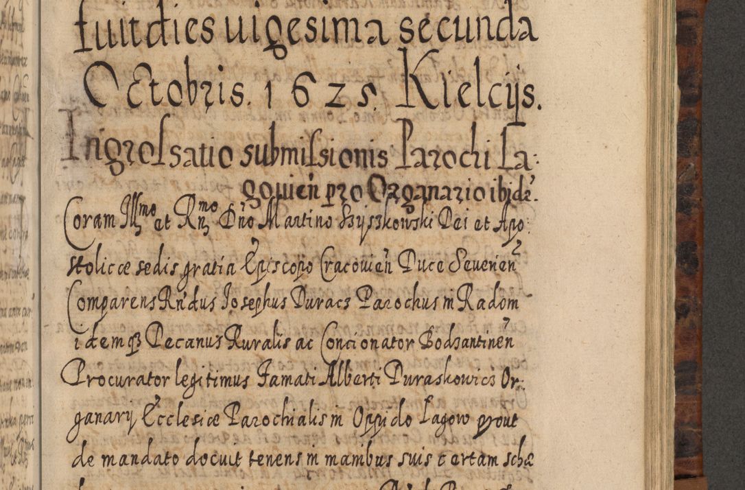 Zdjęcie nr 864 dla obiektu archiwalnego: Acta actorum, causarum spiritualium, civilium, criminalium, obligationum, quietationum, inscpritionum, cessionum, decimarum, testamentorum R. D. Martini Szyszkowski, episcopi Cracoviensis, ducis Severiensis in annis 1624 - 1626. Tomus tertius.
