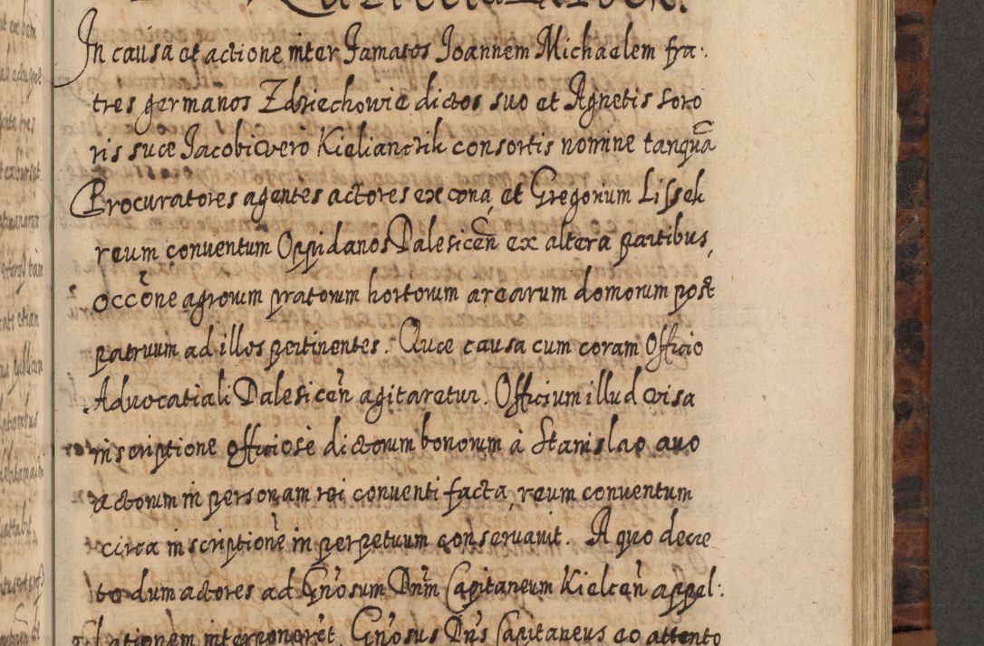 Zdjęcie nr 860 dla obiektu archiwalnego: Acta actorum, causarum spiritualium, civilium, criminalium, obligationum, quietationum, inscpritionum, cessionum, decimarum, testamentorum R. D. Martini Szyszkowski, episcopi Cracoviensis, ducis Severiensis in annis 1624 - 1626. Tomus tertius.