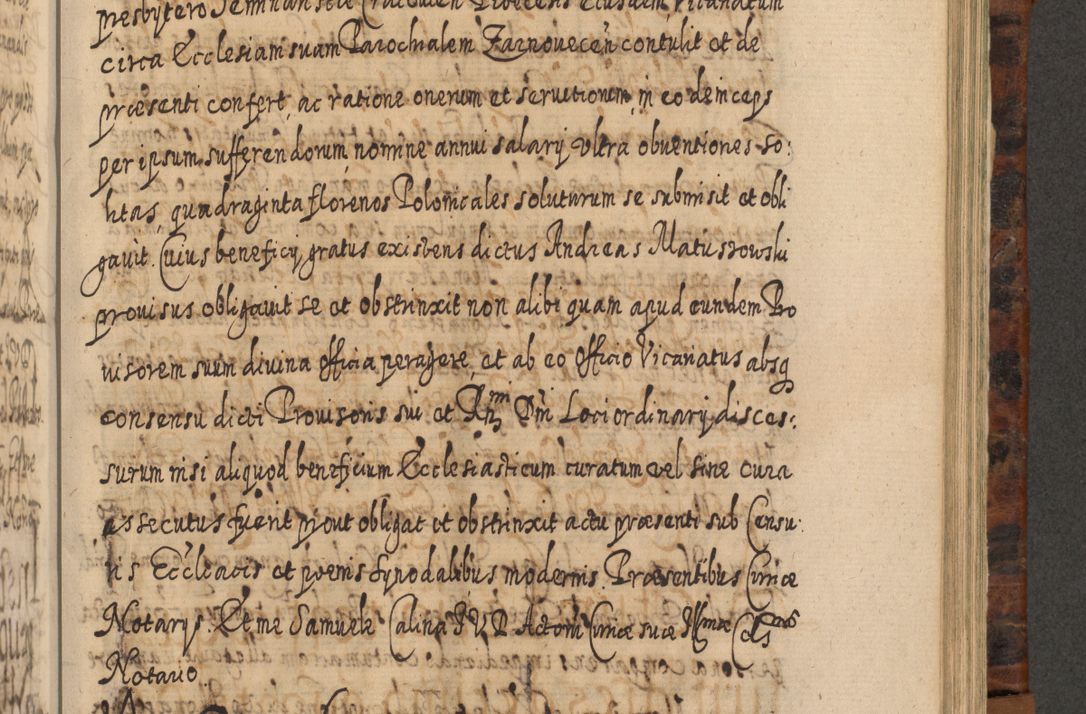 Zdjęcie nr 854 dla obiektu archiwalnego: Acta actorum, causarum spiritualium, civilium, criminalium, obligationum, quietationum, inscpritionum, cessionum, decimarum, testamentorum R. D. Martini Szyszkowski, episcopi Cracoviensis, ducis Severiensis in annis 1624 - 1626. Tomus tertius.