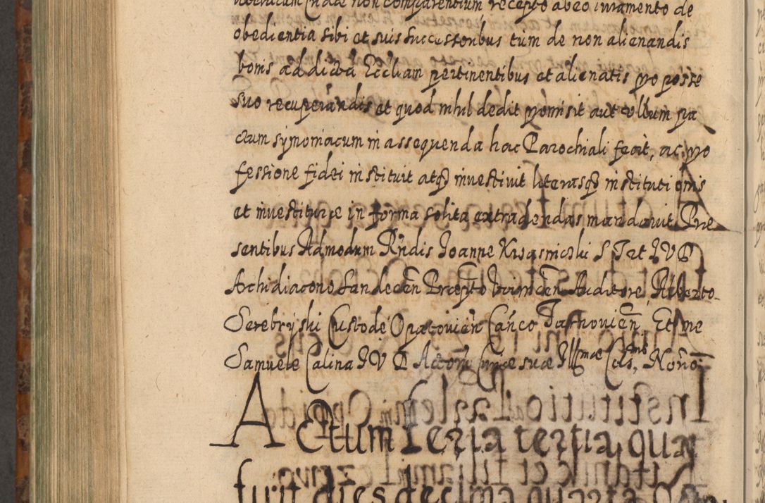 Zdjęcie nr 853 dla obiektu archiwalnego: Acta actorum, causarum spiritualium, civilium, criminalium, obligationum, quietationum, inscpritionum, cessionum, decimarum, testamentorum R. D. Martini Szyszkowski, episcopi Cracoviensis, ducis Severiensis in annis 1624 - 1626. Tomus tertius.