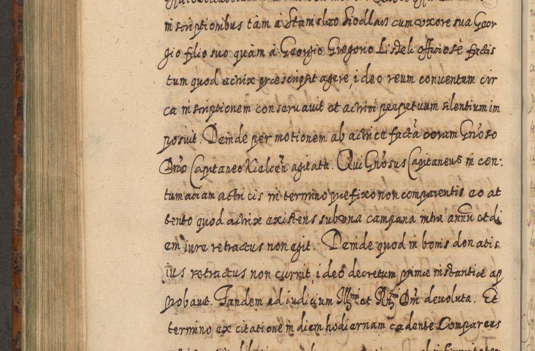 Zdjęcie nr 849 dla obiektu archiwalnego: Acta actorum, causarum spiritualium, civilium, criminalium, obligationum, quietationum, inscpritionum, cessionum, decimarum, testamentorum R. D. Martini Szyszkowski, episcopi Cracoviensis, ducis Severiensis in annis 1624 - 1626. Tomus tertius.