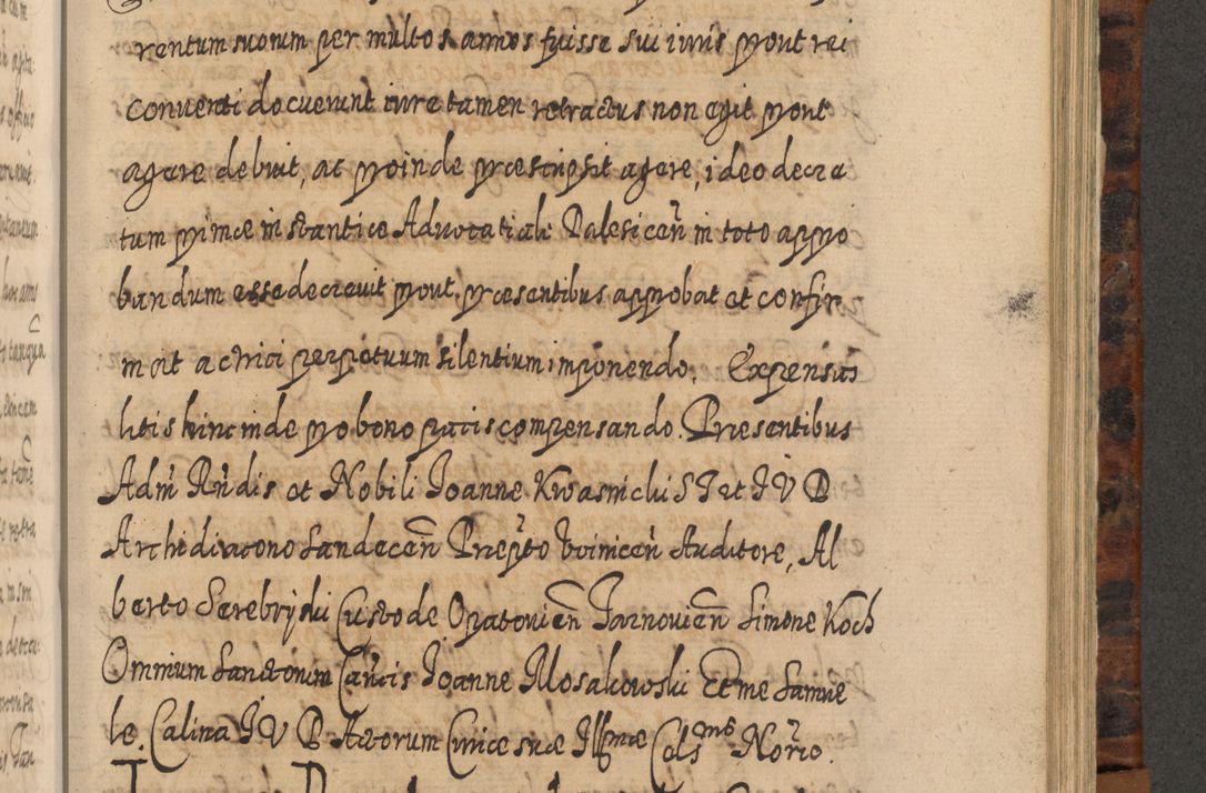 Zdjęcie nr 848 dla obiektu archiwalnego: Acta actorum, causarum spiritualium, civilium, criminalium, obligationum, quietationum, inscpritionum, cessionum, decimarum, testamentorum R. D. Martini Szyszkowski, episcopi Cracoviensis, ducis Severiensis in annis 1624 - 1626. Tomus tertius.
