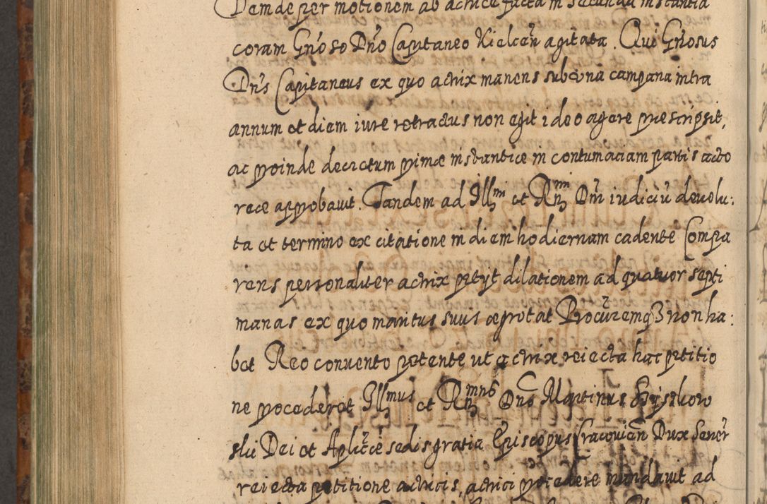 Zdjęcie nr 851 dla obiektu archiwalnego: Acta actorum, causarum spiritualium, civilium, criminalium, obligationum, quietationum, inscpritionum, cessionum, decimarum, testamentorum R. D. Martini Szyszkowski, episcopi Cracoviensis, ducis Severiensis in annis 1624 - 1626. Tomus tertius.