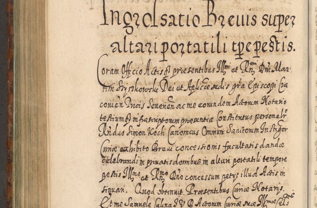 Zdjęcie nr 839 dla obiektu archiwalnego: Acta actorum, causarum spiritualium, civilium, criminalium, obligationum, quietationum, inscpritionum, cessionum, decimarum, testamentorum R. D. Martini Szyszkowski, episcopi Cracoviensis, ducis Severiensis in annis 1624 - 1626. Tomus tertius.