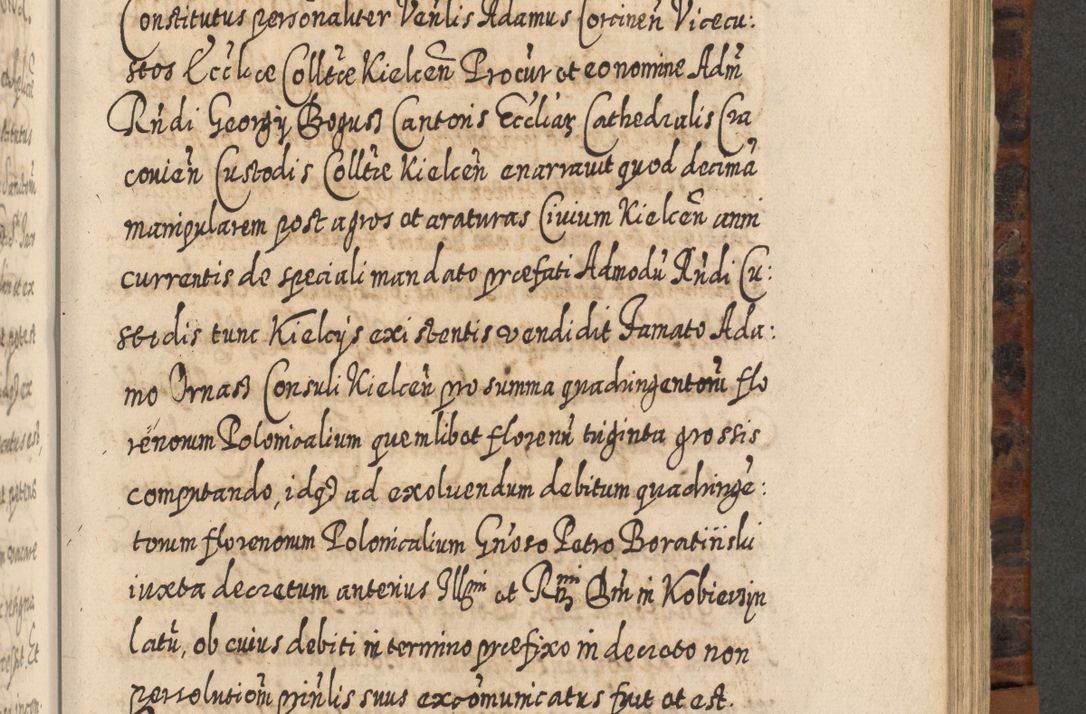 Zdjęcie nr 836 dla obiektu archiwalnego: Acta actorum, causarum spiritualium, civilium, criminalium, obligationum, quietationum, inscpritionum, cessionum, decimarum, testamentorum R. D. Martini Szyszkowski, episcopi Cracoviensis, ducis Severiensis in annis 1624 - 1626. Tomus tertius.
