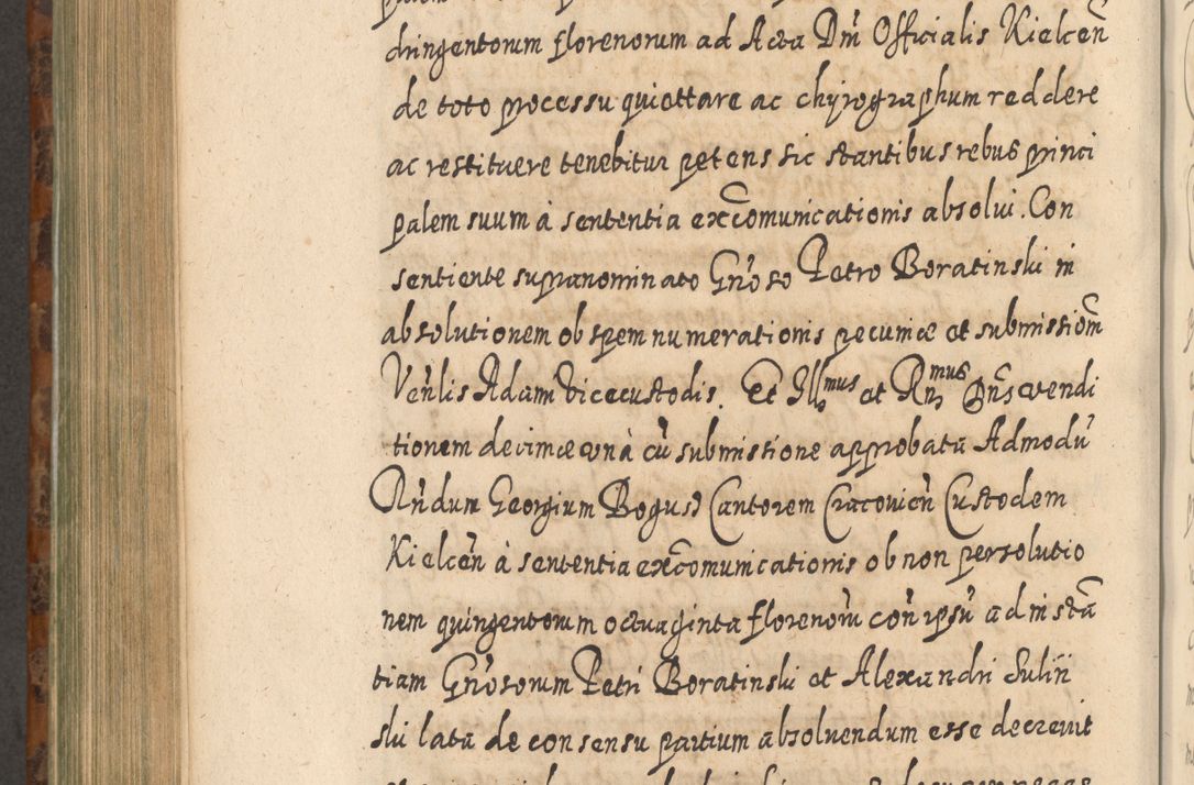 Zdjęcie nr 837 dla obiektu archiwalnego: Acta actorum, causarum spiritualium, civilium, criminalium, obligationum, quietationum, inscpritionum, cessionum, decimarum, testamentorum R. D. Martini Szyszkowski, episcopi Cracoviensis, ducis Severiensis in annis 1624 - 1626. Tomus tertius.
