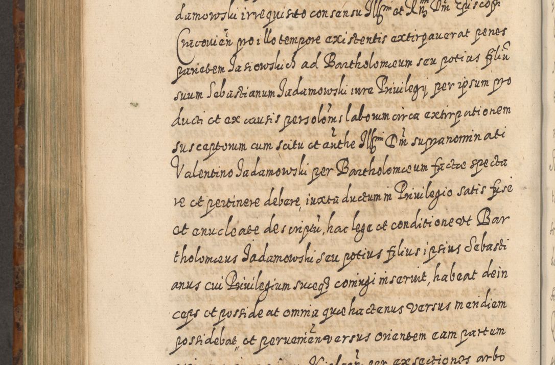 Zdjęcie nr 843 dla obiektu archiwalnego: Acta actorum, causarum spiritualium, civilium, criminalium, obligationum, quietationum, inscpritionum, cessionum, decimarum, testamentorum R. D. Martini Szyszkowski, episcopi Cracoviensis, ducis Severiensis in annis 1624 - 1626. Tomus tertius.