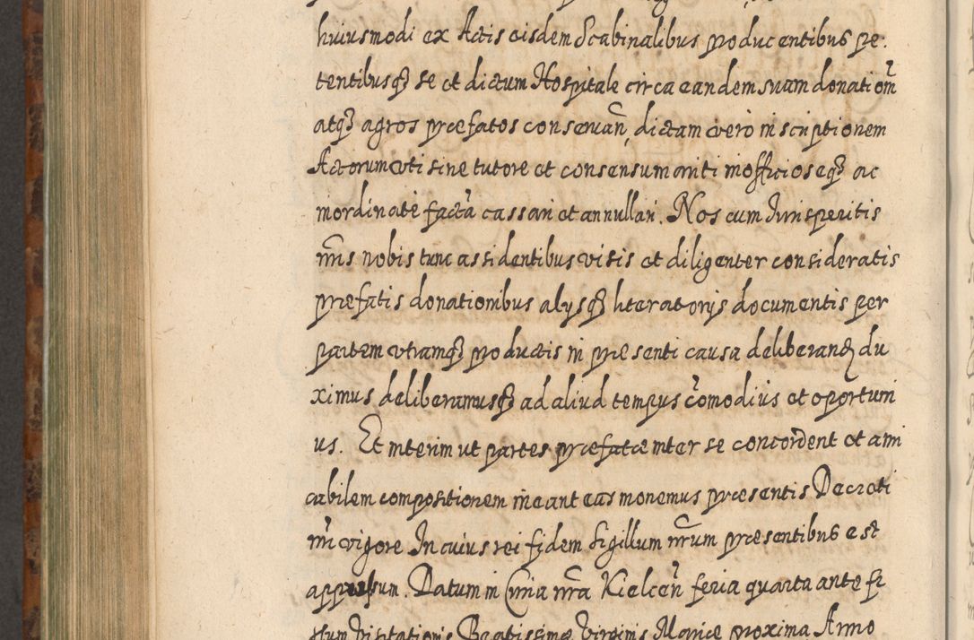 Zdjęcie nr 833 dla obiektu archiwalnego: Acta actorum, causarum spiritualium, civilium, criminalium, obligationum, quietationum, inscpritionum, cessionum, decimarum, testamentorum R. D. Martini Szyszkowski, episcopi Cracoviensis, ducis Severiensis in annis 1624 - 1626. Tomus tertius.
