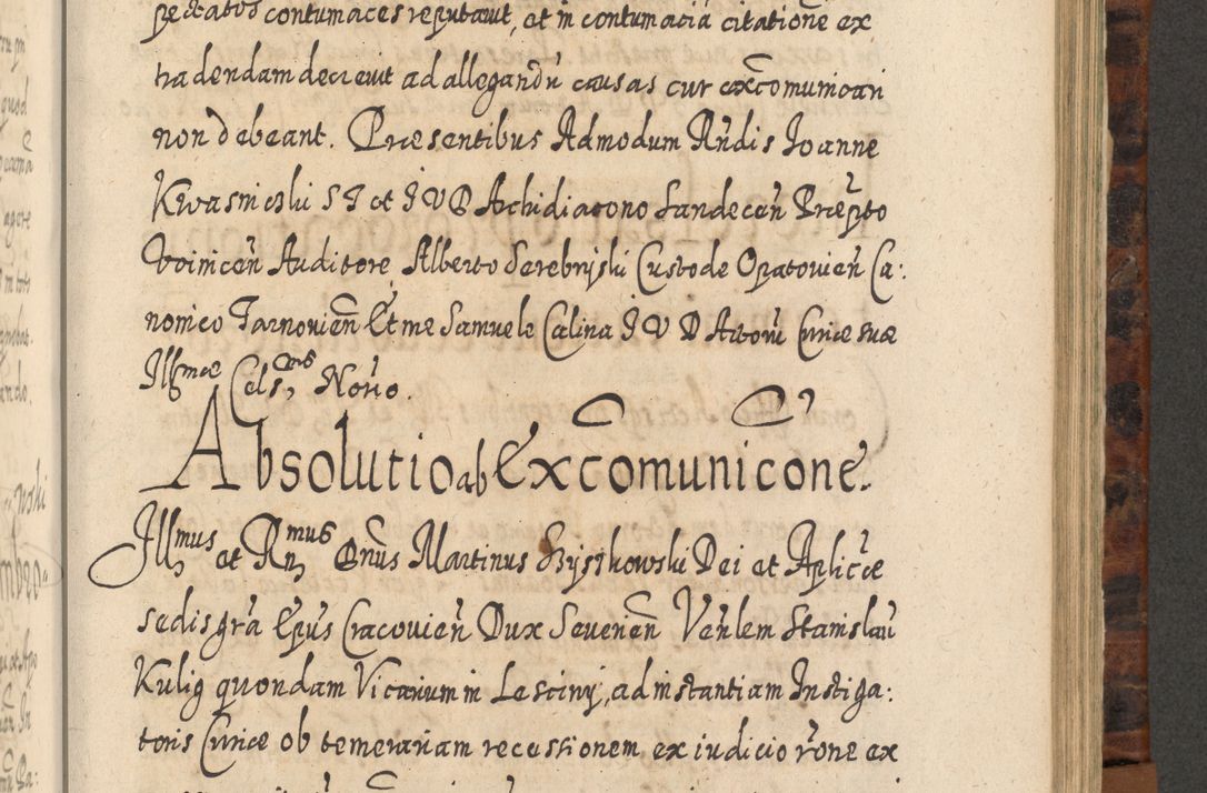 Zdjęcie nr 830 dla obiektu archiwalnego: Acta actorum, causarum spiritualium, civilium, criminalium, obligationum, quietationum, inscpritionum, cessionum, decimarum, testamentorum R. D. Martini Szyszkowski, episcopi Cracoviensis, ducis Severiensis in annis 1624 - 1626. Tomus tertius.
