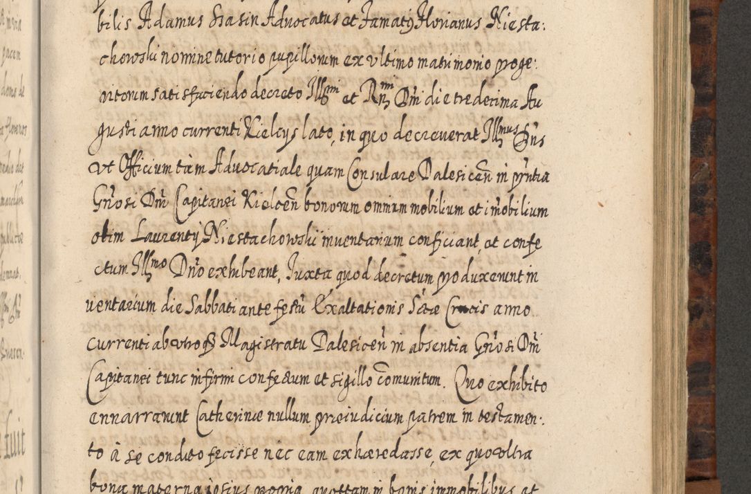 Zdjęcie nr 824 dla obiektu archiwalnego: Acta actorum, causarum spiritualium, civilium, criminalium, obligationum, quietationum, inscpritionum, cessionum, decimarum, testamentorum R. D. Martini Szyszkowski, episcopi Cracoviensis, ducis Severiensis in annis 1624 - 1626. Tomus tertius.