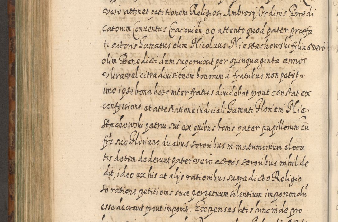 Zdjęcie nr 827 dla obiektu archiwalnego: Acta actorum, causarum spiritualium, civilium, criminalium, obligationum, quietationum, inscpritionum, cessionum, decimarum, testamentorum R. D. Martini Szyszkowski, episcopi Cracoviensis, ducis Severiensis in annis 1624 - 1626. Tomus tertius.