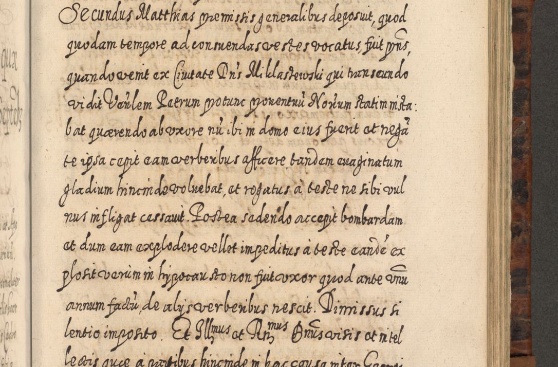 Zdjęcie nr 820 dla obiektu archiwalnego: Acta actorum, causarum spiritualium, civilium, criminalium, obligationum, quietationum, inscpritionum, cessionum, decimarum, testamentorum R. D. Martini Szyszkowski, episcopi Cracoviensis, ducis Severiensis in annis 1624 - 1626. Tomus tertius.
