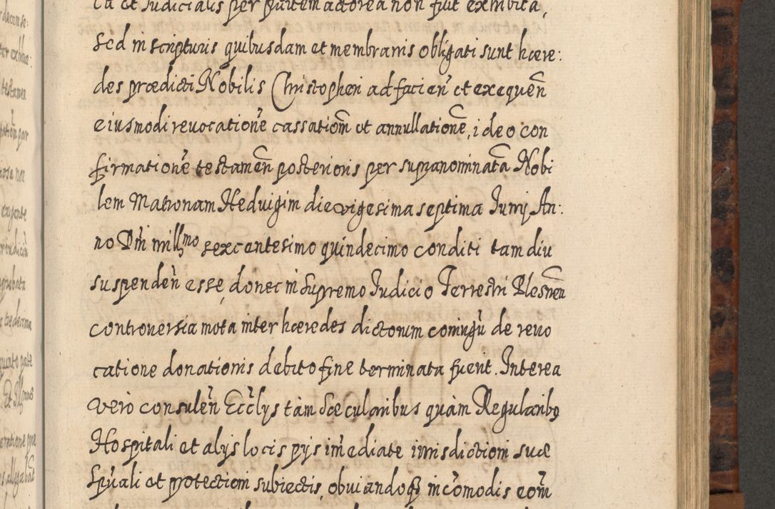 Zdjęcie nr 816 dla obiektu archiwalnego: Acta actorum, causarum spiritualium, civilium, criminalium, obligationum, quietationum, inscpritionum, cessionum, decimarum, testamentorum R. D. Martini Szyszkowski, episcopi Cracoviensis, ducis Severiensis in annis 1624 - 1626. Tomus tertius.