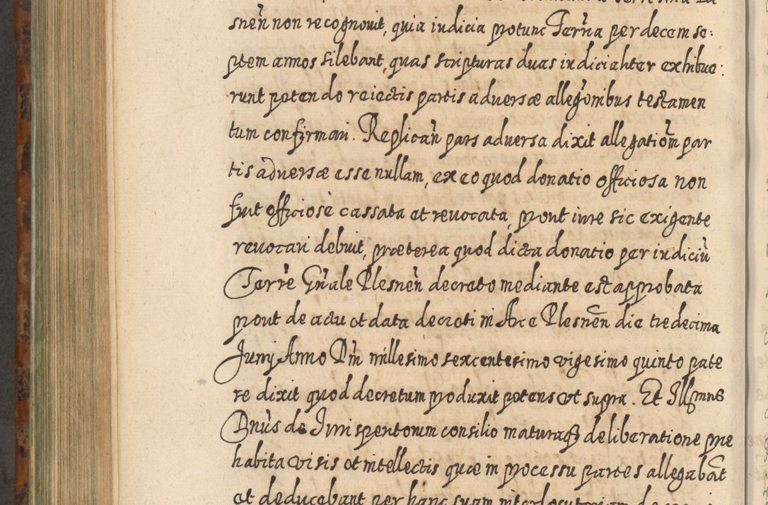 Zdjęcie nr 815 dla obiektu archiwalnego: Acta actorum, causarum spiritualium, civilium, criminalium, obligationum, quietationum, inscpritionum, cessionum, decimarum, testamentorum R. D. Martini Szyszkowski, episcopi Cracoviensis, ducis Severiensis in annis 1624 - 1626. Tomus tertius.