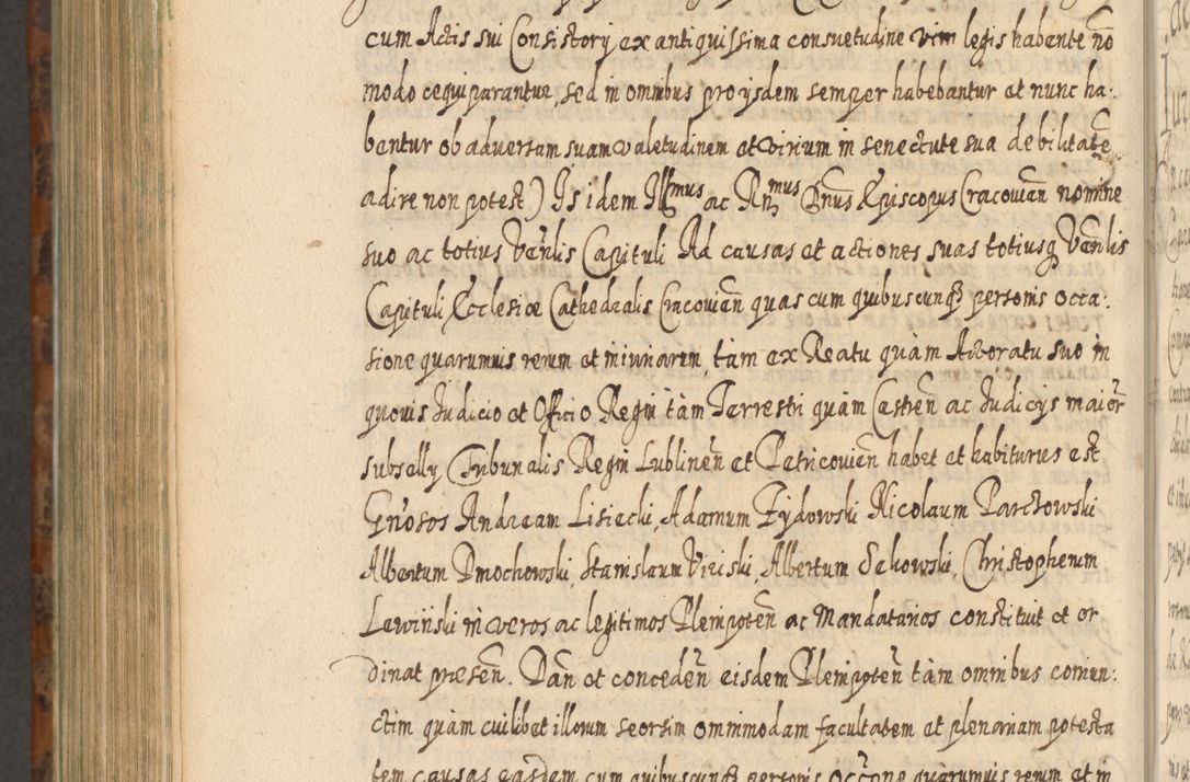 Zdjęcie nr 1201 dla obiektu archiwalnego: Acta actorum, causarum spiritualium, civilium, criminalium, obligationum, quietationum, inscpritionum, cessionum, decimarum, testamentorum R. D. Martini Szyszkowski, episcopi Cracoviensis, ducis Severiensis in annis 1624 - 1626. Tomus tertius.