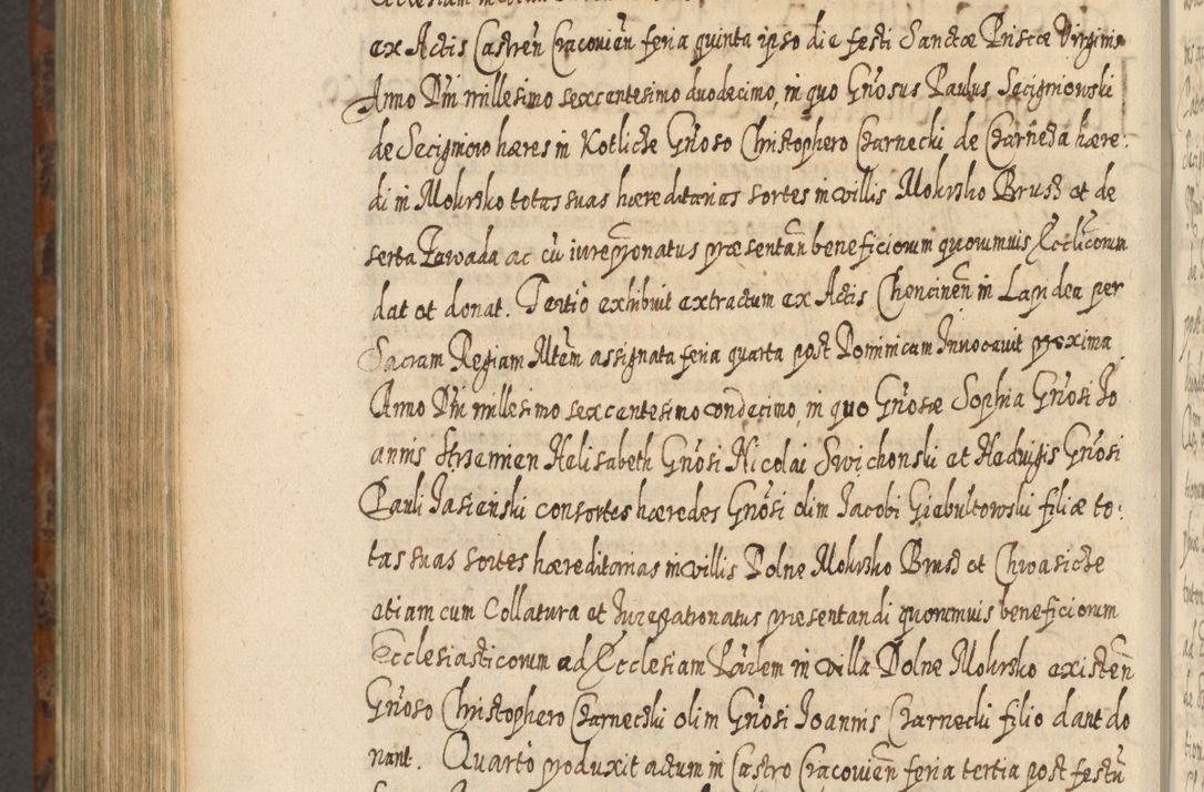 Zdjęcie nr 1203 dla obiektu archiwalnego: Acta actorum, causarum spiritualium, civilium, criminalium, obligationum, quietationum, inscpritionum, cessionum, decimarum, testamentorum R. D. Martini Szyszkowski, episcopi Cracoviensis, ducis Severiensis in annis 1624 - 1626. Tomus tertius.