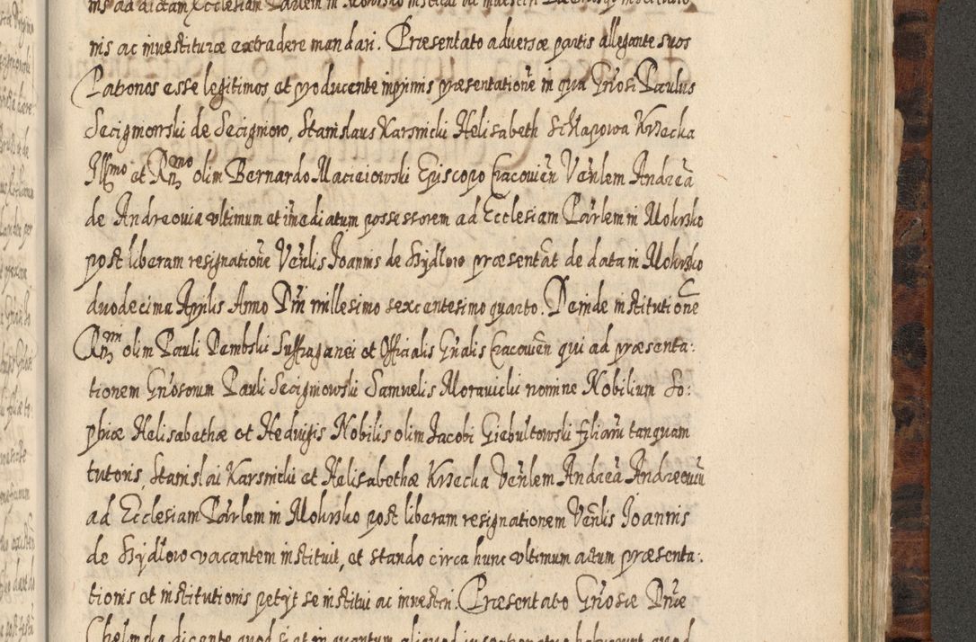 Zdjęcie nr 1204 dla obiektu archiwalnego: Acta actorum, causarum spiritualium, civilium, criminalium, obligationum, quietationum, inscpritionum, cessionum, decimarum, testamentorum R. D. Martini Szyszkowski, episcopi Cracoviensis, ducis Severiensis in annis 1624 - 1626. Tomus tertius.