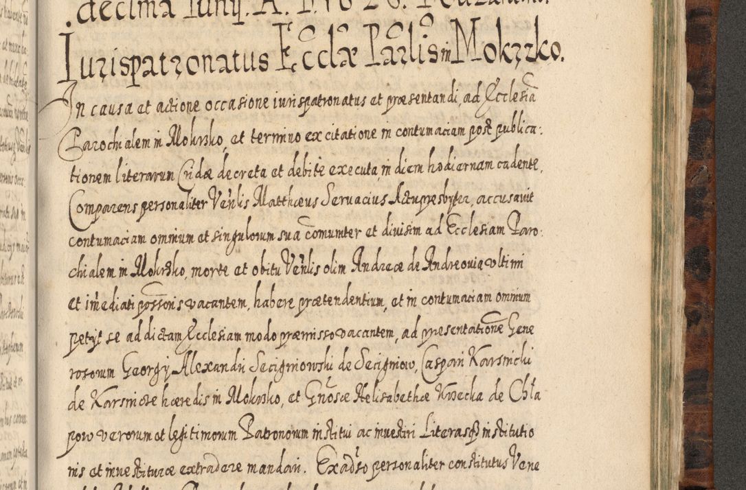 Zdjęcie nr 1202 dla obiektu archiwalnego: Acta actorum, causarum spiritualium, civilium, criminalium, obligationum, quietationum, inscpritionum, cessionum, decimarum, testamentorum R. D. Martini Szyszkowski, episcopi Cracoviensis, ducis Severiensis in annis 1624 - 1626. Tomus tertius.