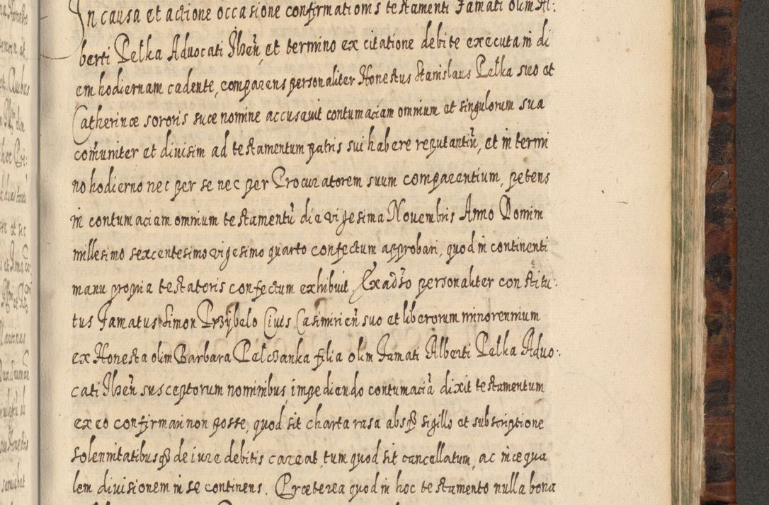 Zdjęcie nr 1198 dla obiektu archiwalnego: Acta actorum, causarum spiritualium, civilium, criminalium, obligationum, quietationum, inscpritionum, cessionum, decimarum, testamentorum R. D. Martini Szyszkowski, episcopi Cracoviensis, ducis Severiensis in annis 1624 - 1626. Tomus tertius.