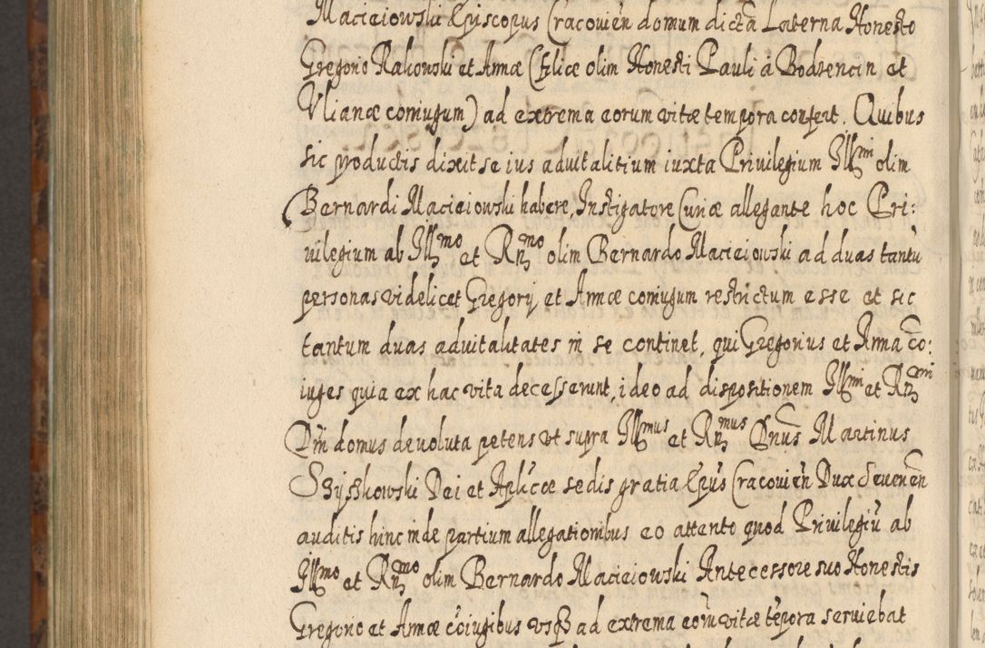 Zdjęcie nr 1197 dla obiektu archiwalnego: Acta actorum, causarum spiritualium, civilium, criminalium, obligationum, quietationum, inscpritionum, cessionum, decimarum, testamentorum R. D. Martini Szyszkowski, episcopi Cracoviensis, ducis Severiensis in annis 1624 - 1626. Tomus tertius.