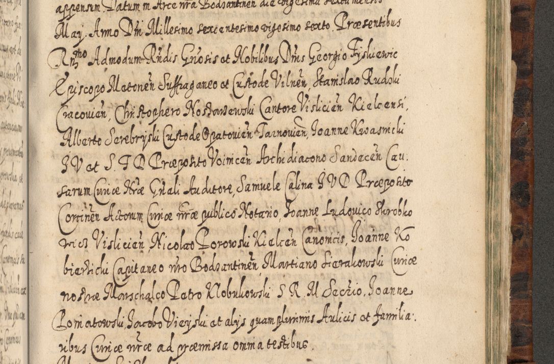 Zdjęcie nr 1186 dla obiektu archiwalnego: Acta actorum, causarum spiritualium, civilium, criminalium, obligationum, quietationum, inscpritionum, cessionum, decimarum, testamentorum R. D. Martini Szyszkowski, episcopi Cracoviensis, ducis Severiensis in annis 1624 - 1626. Tomus tertius.