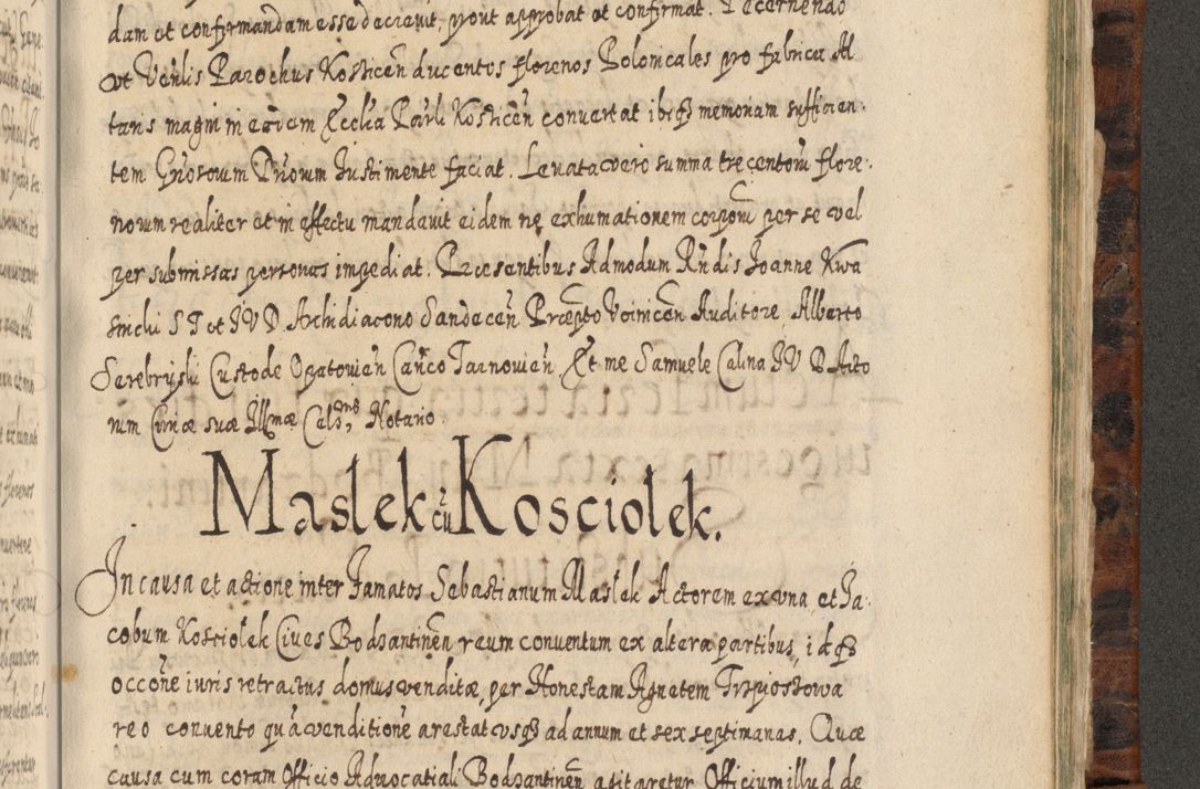 Zdjęcie nr 1176 dla obiektu archiwalnego: Acta actorum, causarum spiritualium, civilium, criminalium, obligationum, quietationum, inscpritionum, cessionum, decimarum, testamentorum R. D. Martini Szyszkowski, episcopi Cracoviensis, ducis Severiensis in annis 1624 - 1626. Tomus tertius.