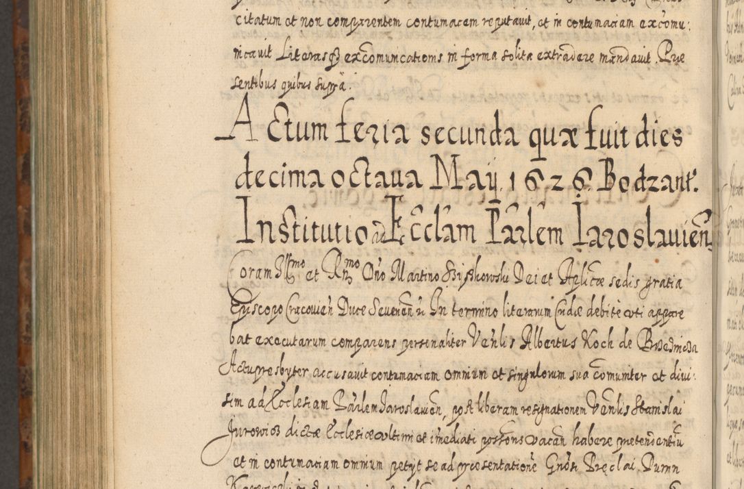 Zdjęcie nr 1167 dla obiektu archiwalnego: Acta actorum, causarum spiritualium, civilium, criminalium, obligationum, quietationum, inscpritionum, cessionum, decimarum, testamentorum R. D. Martini Szyszkowski, episcopi Cracoviensis, ducis Severiensis in annis 1624 - 1626. Tomus tertius.