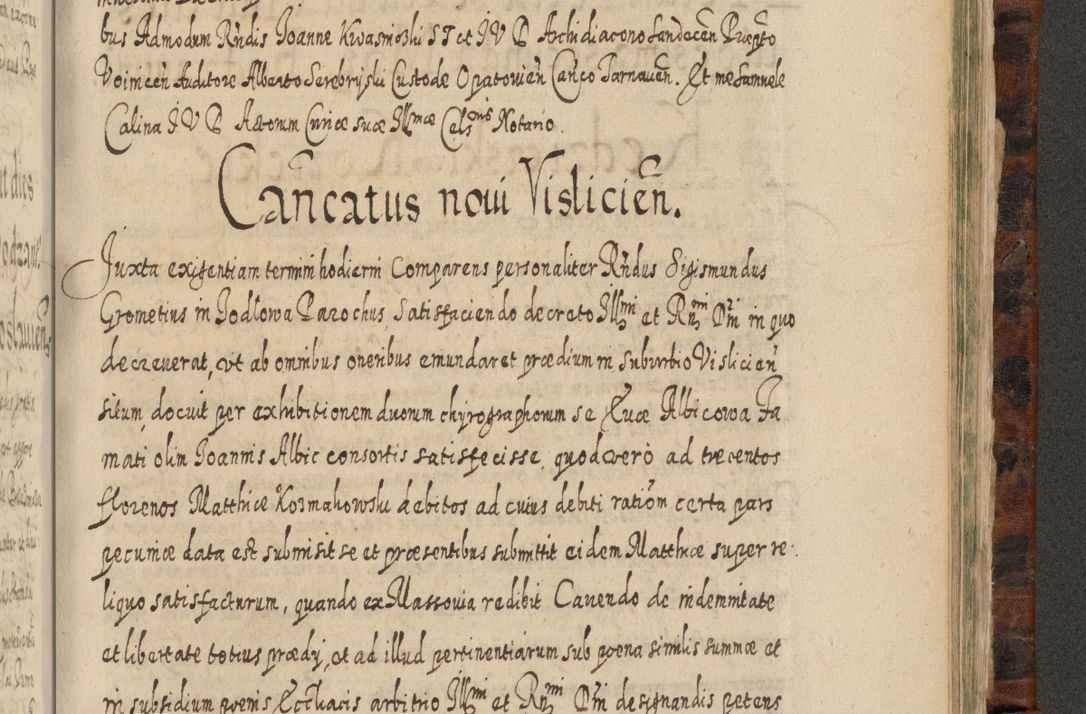 Zdjęcie nr 1168 dla obiektu archiwalnego: Acta actorum, causarum spiritualium, civilium, criminalium, obligationum, quietationum, inscpritionum, cessionum, decimarum, testamentorum R. D. Martini Szyszkowski, episcopi Cracoviensis, ducis Severiensis in annis 1624 - 1626. Tomus tertius.