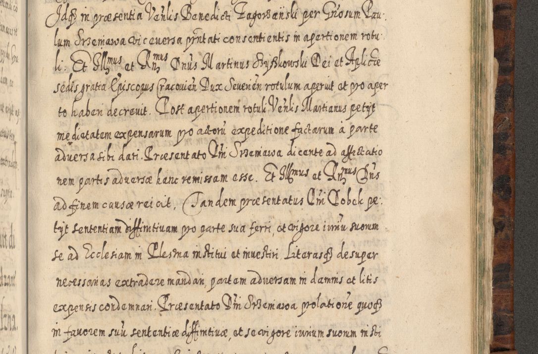 Zdjęcie nr 1162 dla obiektu archiwalnego: Acta actorum, causarum spiritualium, civilium, criminalium, obligationum, quietationum, inscpritionum, cessionum, decimarum, testamentorum R. D. Martini Szyszkowski, episcopi Cracoviensis, ducis Severiensis in annis 1624 - 1626. Tomus tertius.