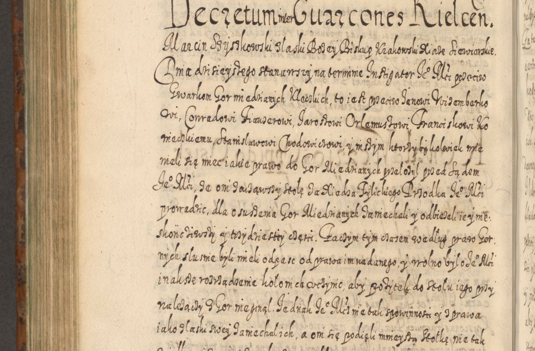 Zdjęcie nr 1155 dla obiektu archiwalnego: Acta actorum, causarum spiritualium, civilium, criminalium, obligationum, quietationum, inscpritionum, cessionum, decimarum, testamentorum R. D. Martini Szyszkowski, episcopi Cracoviensis, ducis Severiensis in annis 1624 - 1626. Tomus tertius.
