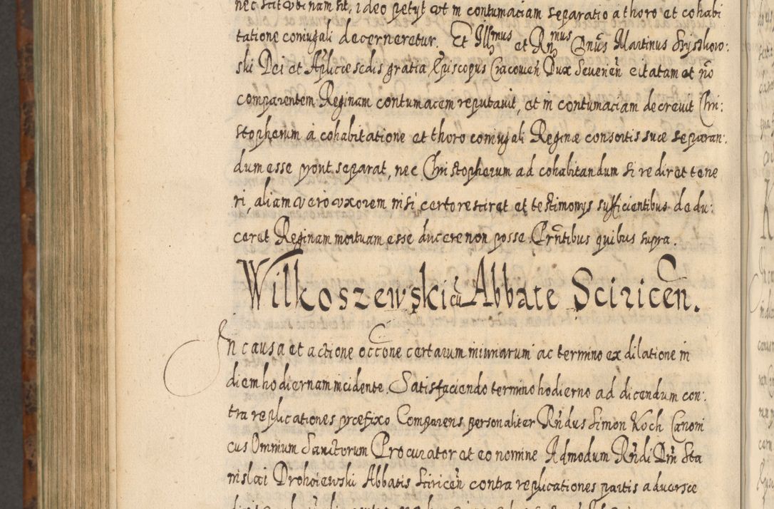 Zdjęcie nr 1153 dla obiektu archiwalnego: Acta actorum, causarum spiritualium, civilium, criminalium, obligationum, quietationum, inscpritionum, cessionum, decimarum, testamentorum R. D. Martini Szyszkowski, episcopi Cracoviensis, ducis Severiensis in annis 1624 - 1626. Tomus tertius.