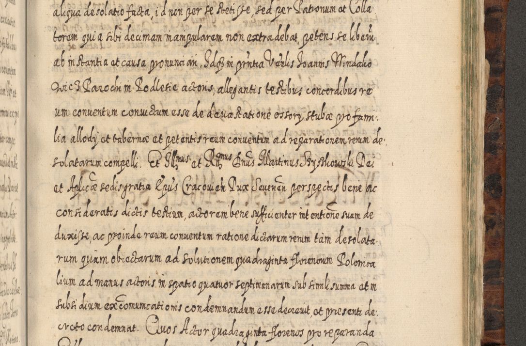 Zdjęcie nr 1152 dla obiektu archiwalnego: Acta actorum, causarum spiritualium, civilium, criminalium, obligationum, quietationum, inscpritionum, cessionum, decimarum, testamentorum R. D. Martini Szyszkowski, episcopi Cracoviensis, ducis Severiensis in annis 1624 - 1626. Tomus tertius.